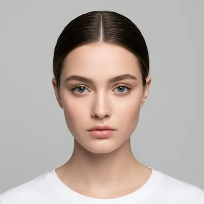 Original reference image for: AI generated female hairstyle female cherry blossom pink