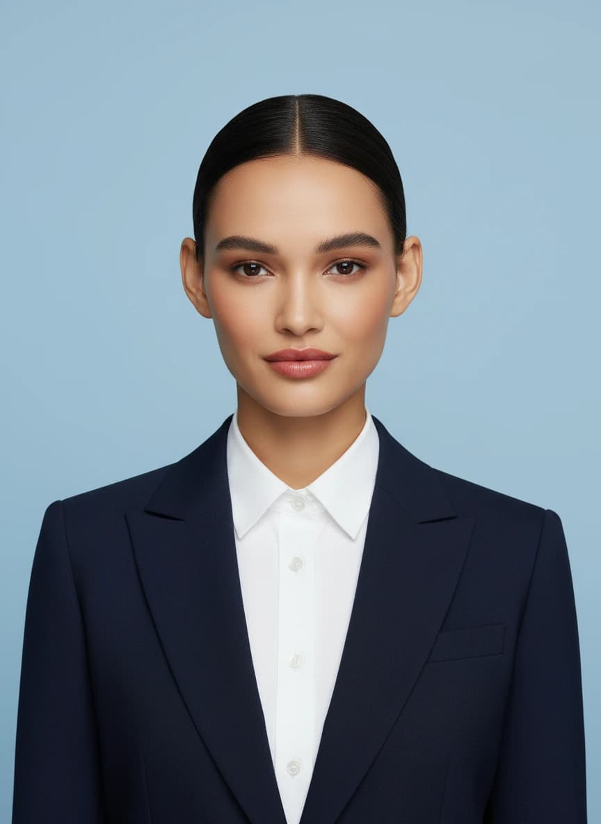 AI generated image: Using the first provided photo as an identity reference, create a photorealistic, LinkedIn-style pro