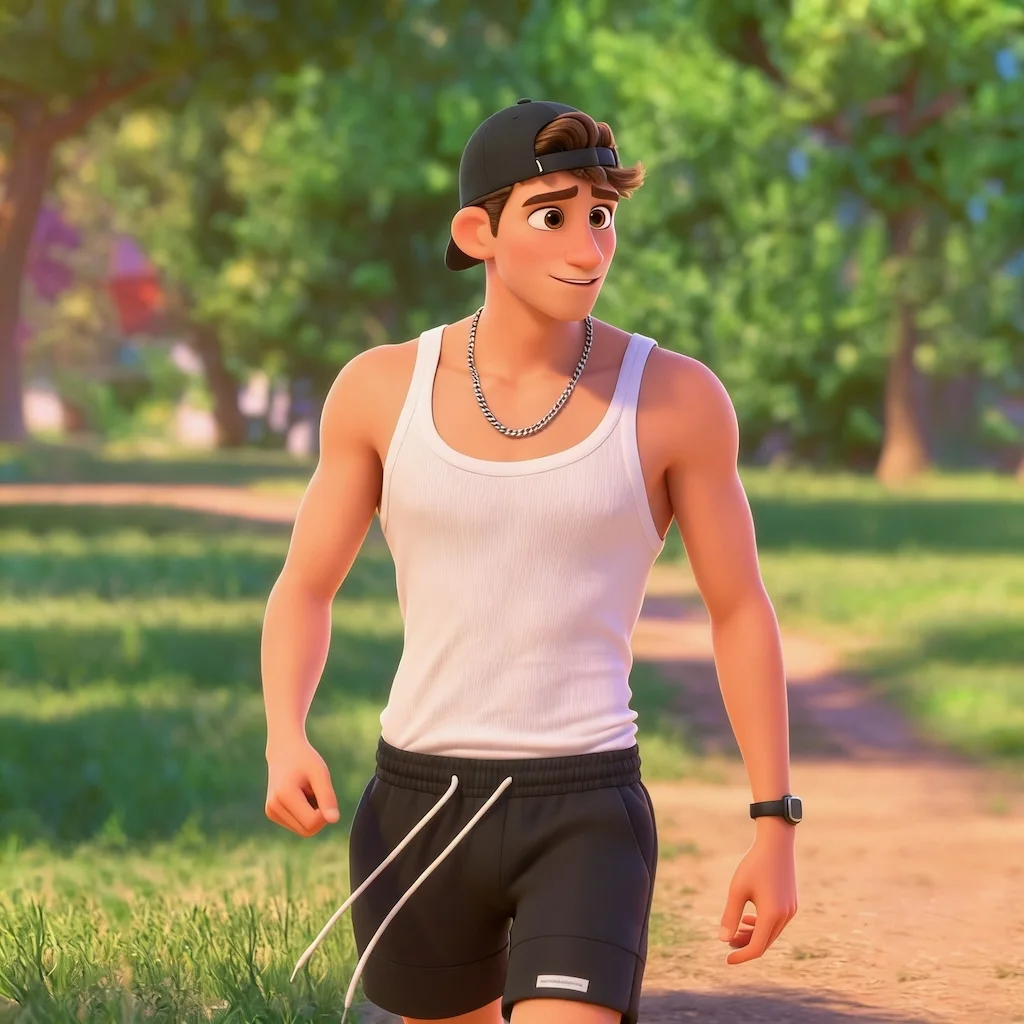 Pixar & Disney 3D cartoon style result